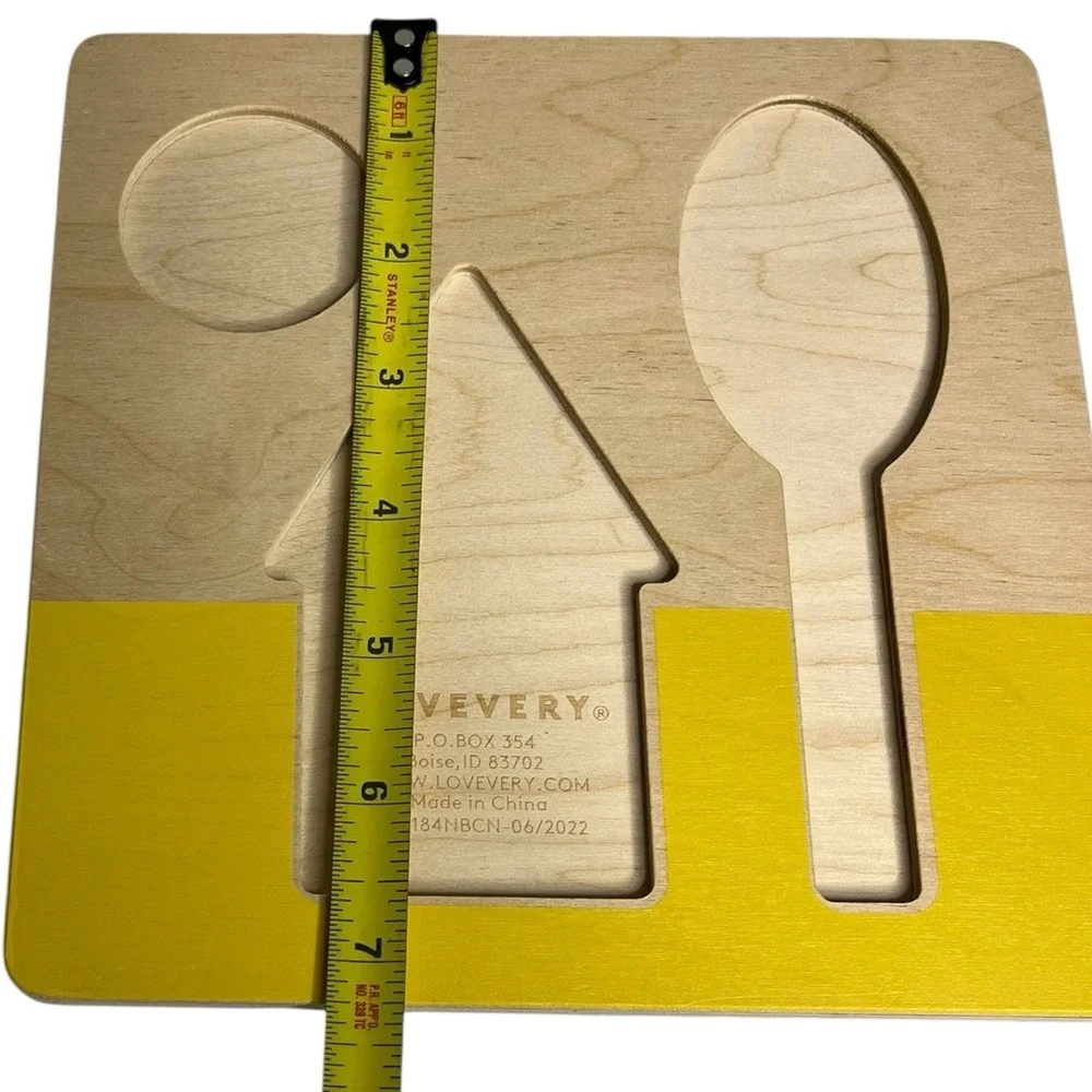 Lovevery Double-Sided Sunny Day Puzzle From The Helper Play Kit Montessori Toy